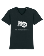 Ride it Tricou mânecă scurtă guler V Bărbat Presenter