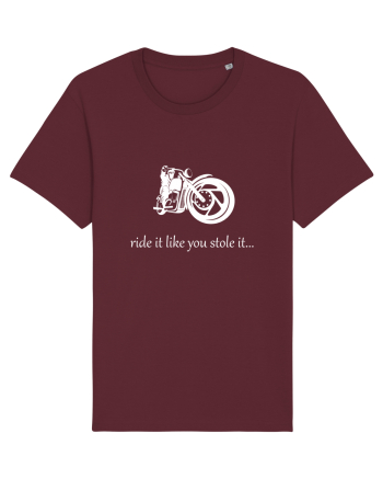 Ride it Burgundy