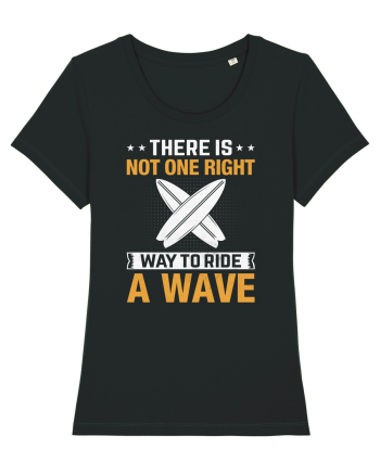 There is not one right way to ride a wave Black