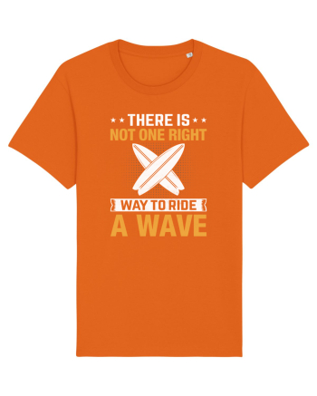 There is not one right way to ride a wave Bright Orange