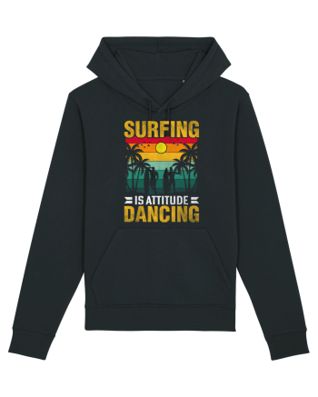 Surfing is attitude dancing Black