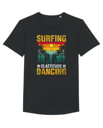 Surfing is attitude dancing Black