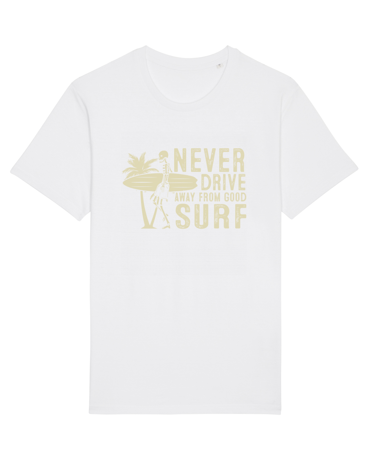Tricou mânecă scurtă Unisex Rocker White