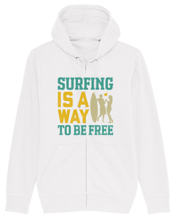 Surfing is a way to be free White