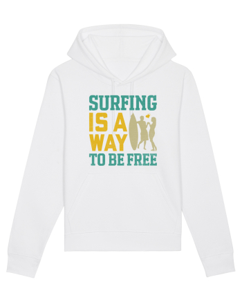 Surfing is a way to be free White