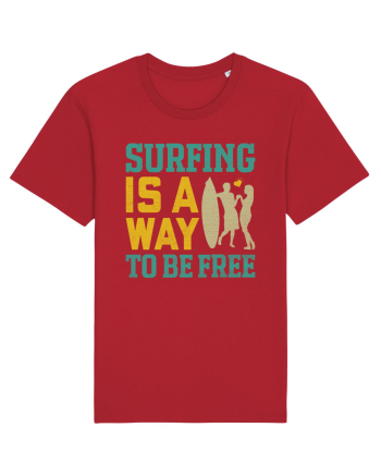 Surfing is a way to be free Red