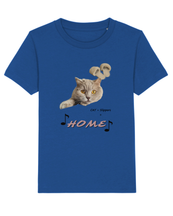 Home  is where my cat is Majorelle Blue