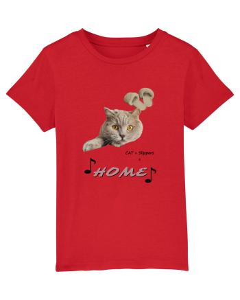 Home  is where my cat is Red