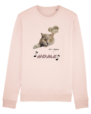 Home  is where my cat is Candy Pink