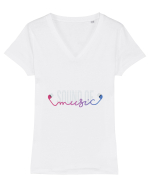Sound of Music Tricou mânecă scurtă guler V Damă Evoker