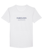 FABULOUS ALWAYS Tricou mânecă scurtă guler larg Bărbat Skater