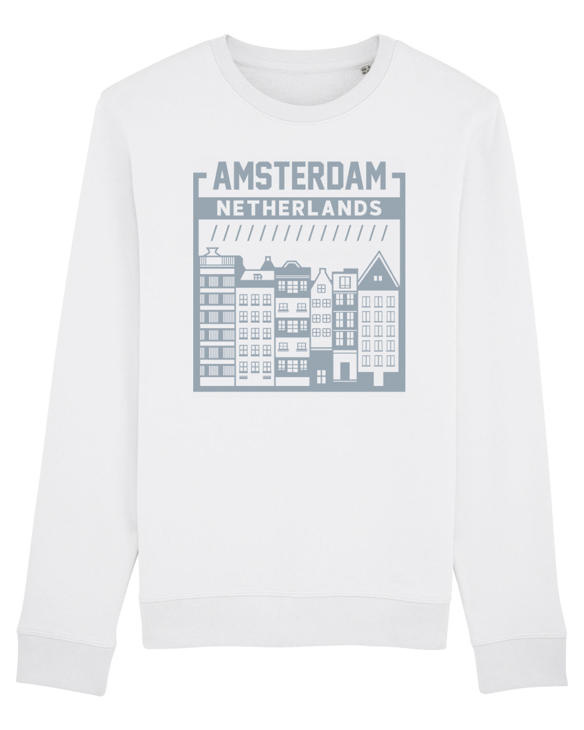 Bluză mânecă lungă Unisex Rise White
