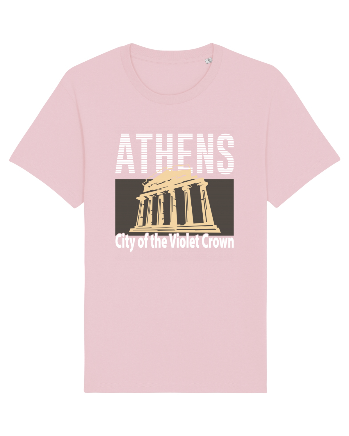 Tricou mânecă scurtă Unisex Rocker Cotton Pink