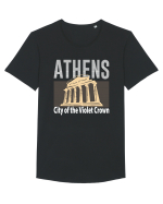 Athens Tricou mânecă scurtă guler larg Bărbat Skater