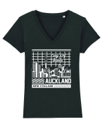 Auckland Tricou mânecă scurtă guler V Damă Evoker