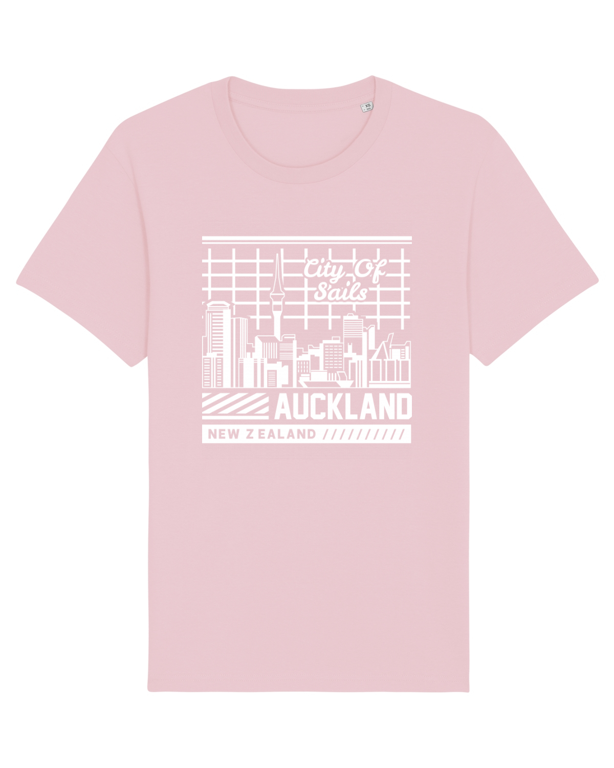Tricou mânecă scurtă Unisex Rocker Cotton Pink