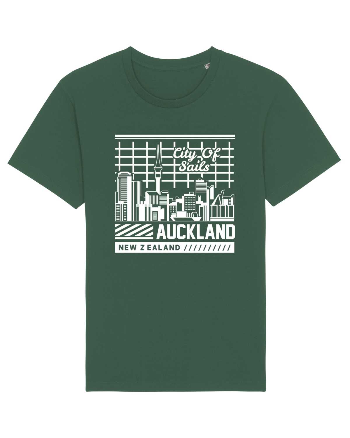 Tricou mânecă scurtă Unisex Rocker Bottle Green