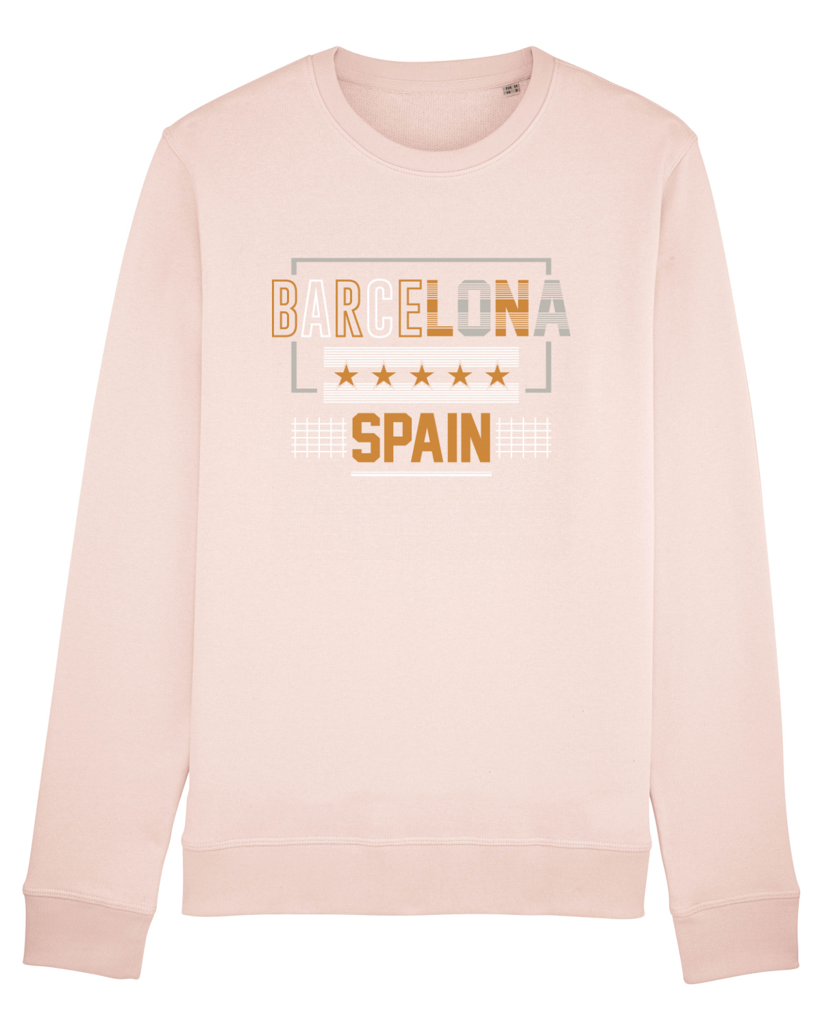 Bluză mânecă lungă Unisex Rise Candy Pink