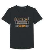 Barcelona Tricou mânecă scurtă guler larg Bărbat Skater