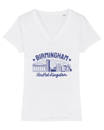 Birmingham Tricou mânecă scurtă guler V Damă Evoker