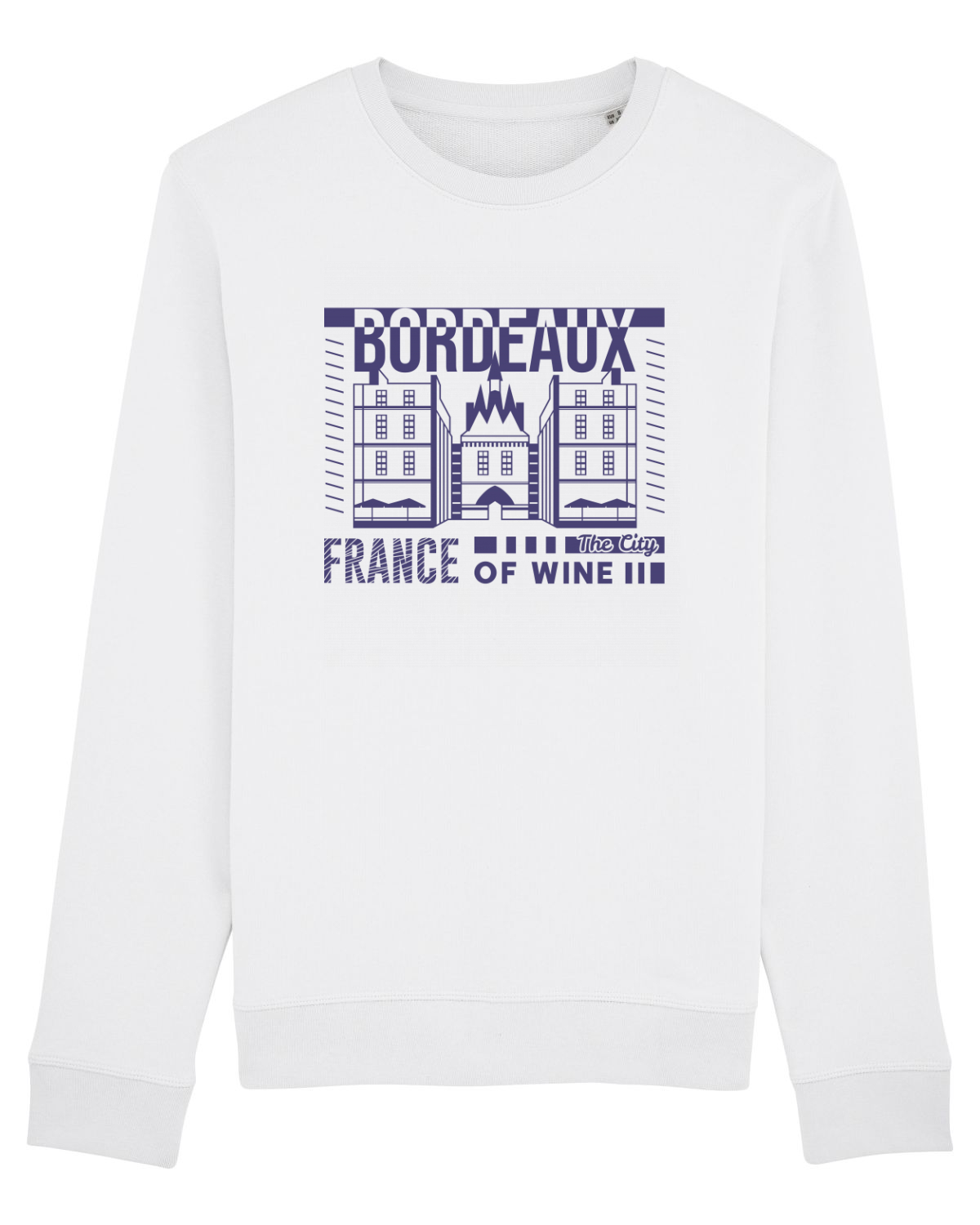 Bluză mânecă lungă Unisex Rise White