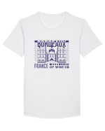 Bordeaux Tricou mânecă scurtă guler larg Bărbat Skater
