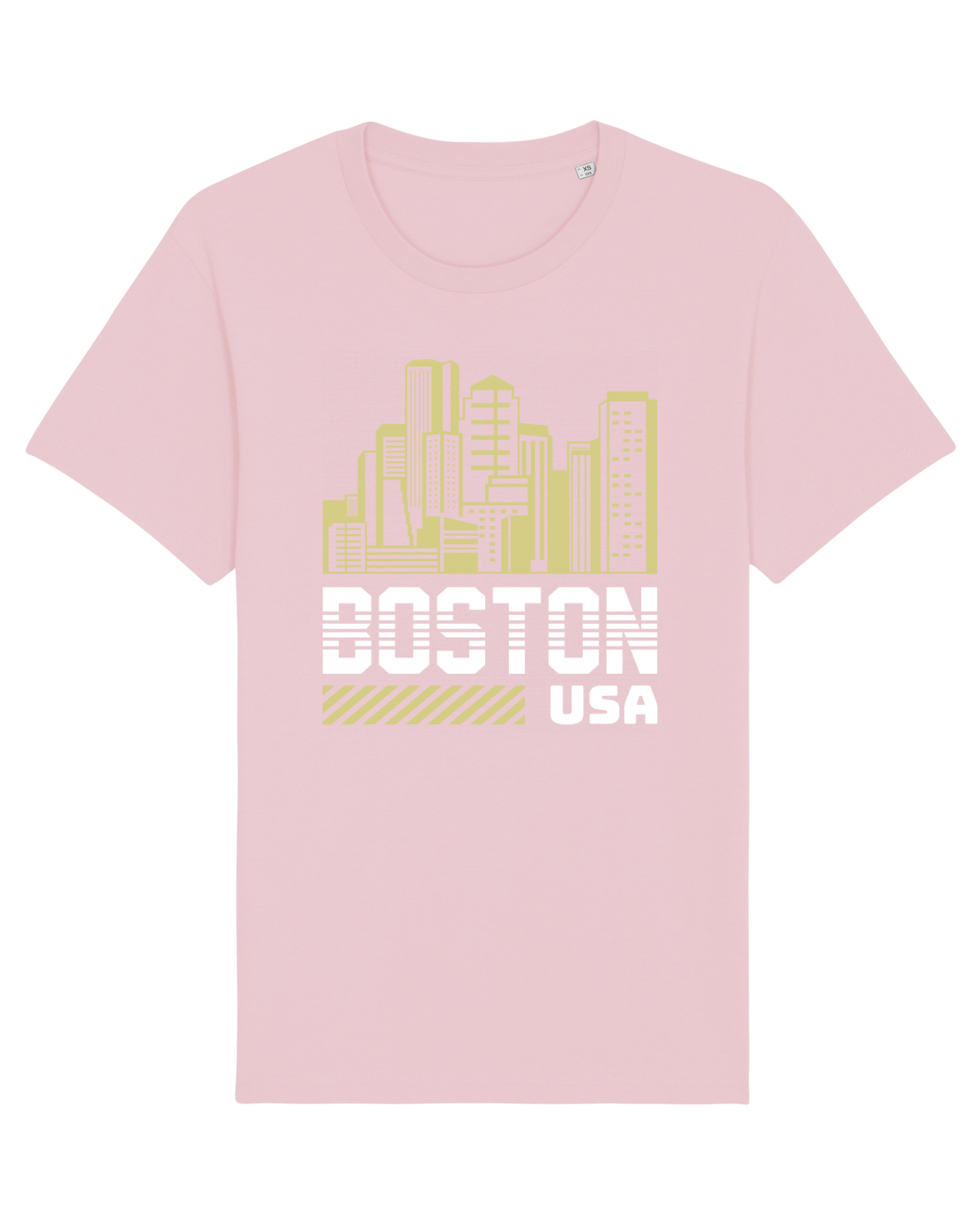 Tricou mânecă scurtă Unisex Rocker Cotton Pink