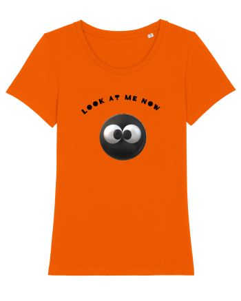 Look at me now funny eye-catching Bright Orange