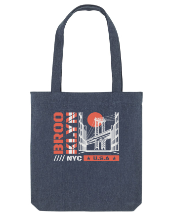 New York City Brooklyn Midnight Blue