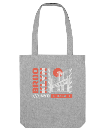 New York City Brooklyn Heather Grey