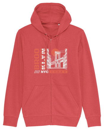 New York City Brooklyn Carmine Red