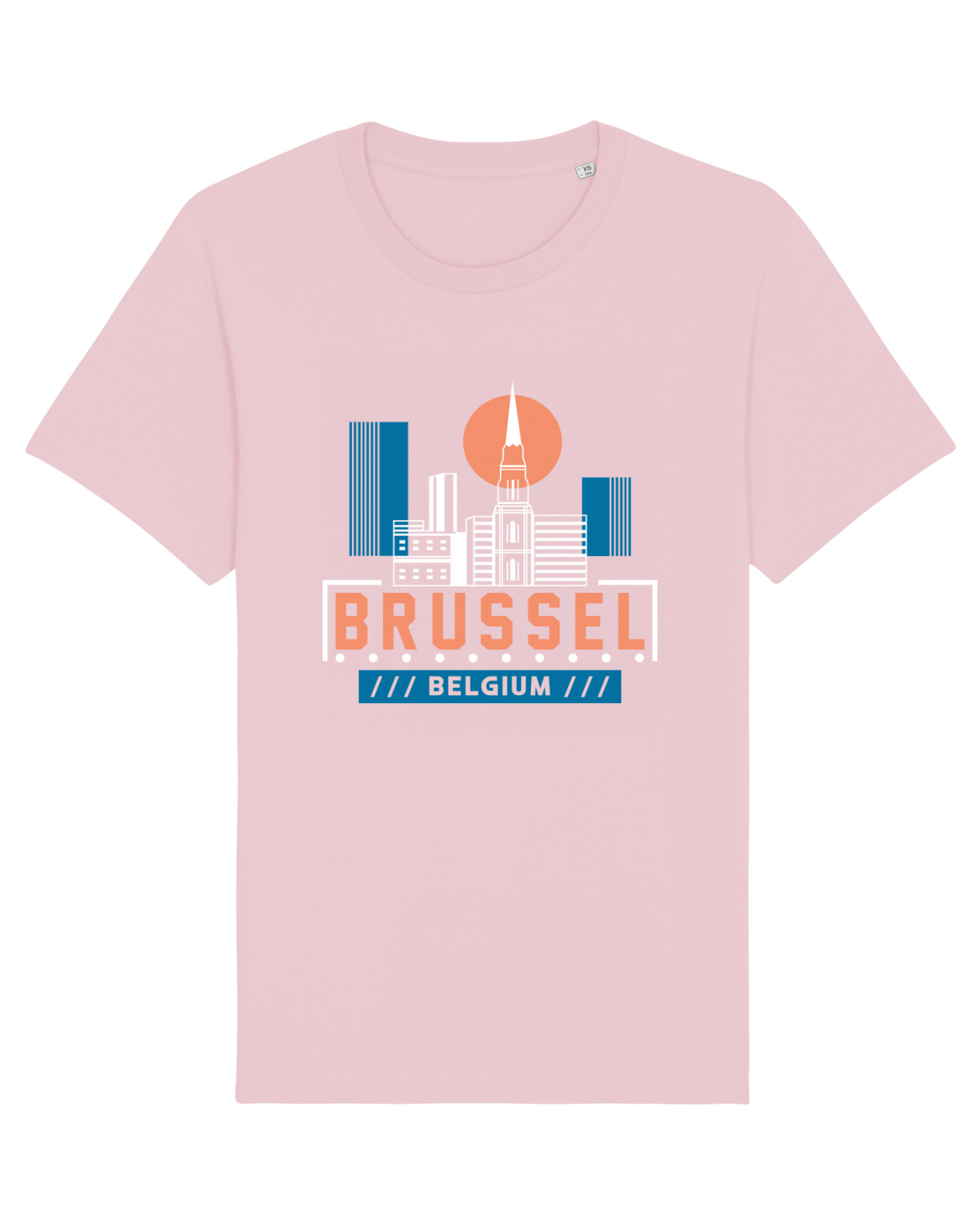Tricou mânecă scurtă Unisex Rocker Cotton Pink