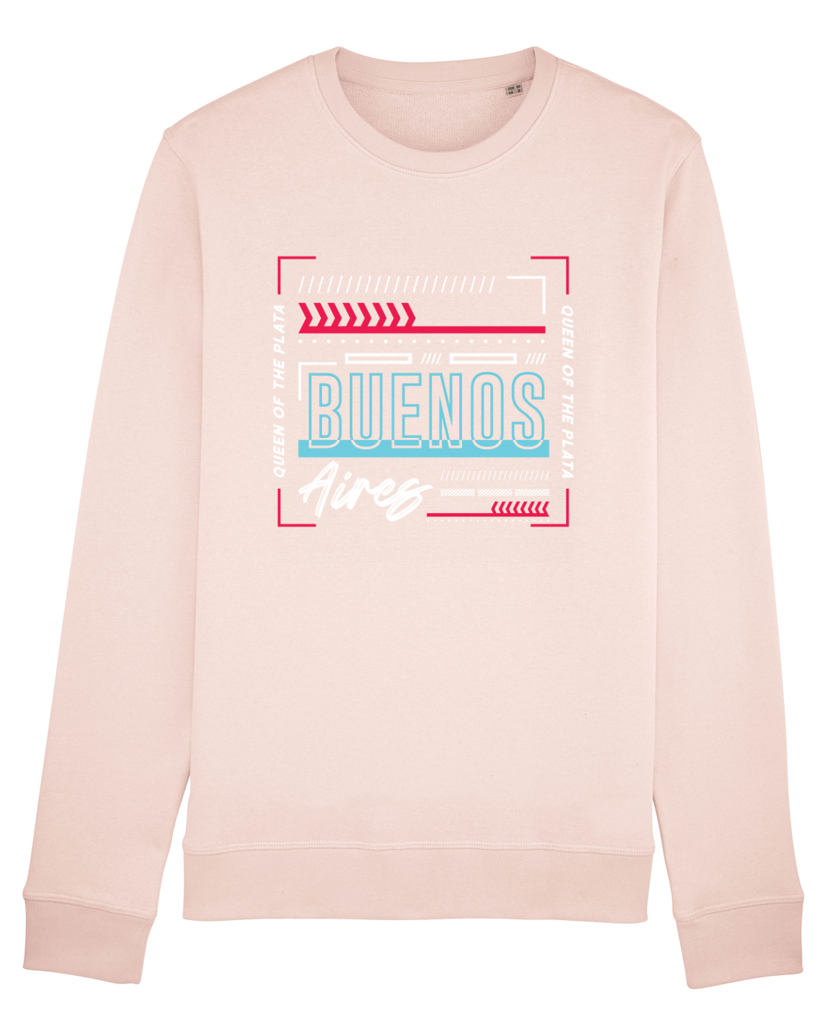 Bluză mânecă lungă Unisex Rise Candy Pink