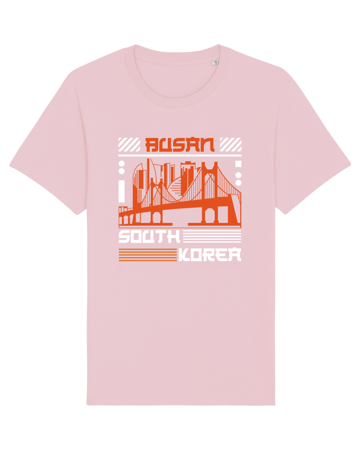 Tricou mânecă scurtă Unisex Rocker Cotton Pink
