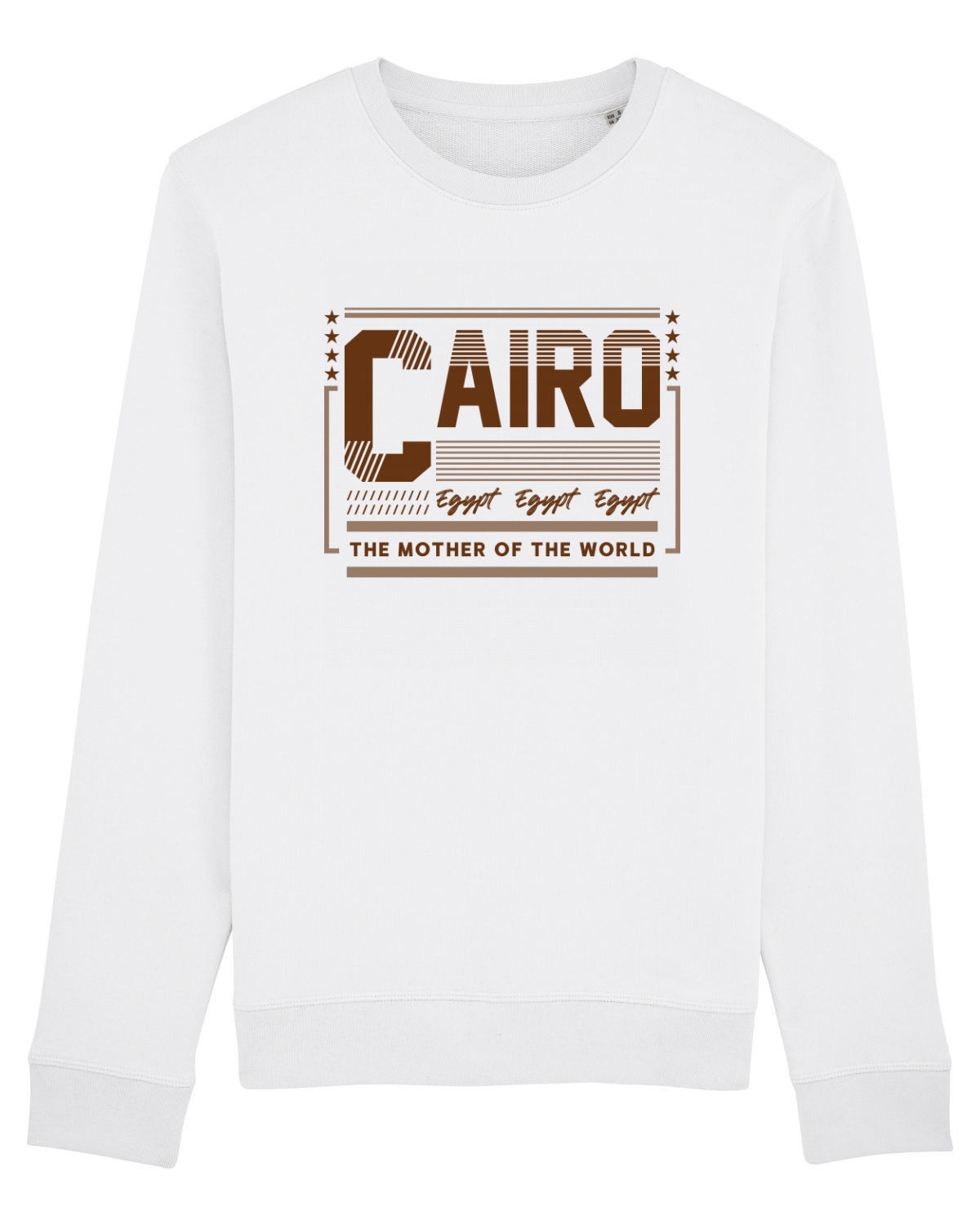 Bluză mânecă lungă Unisex Rise White