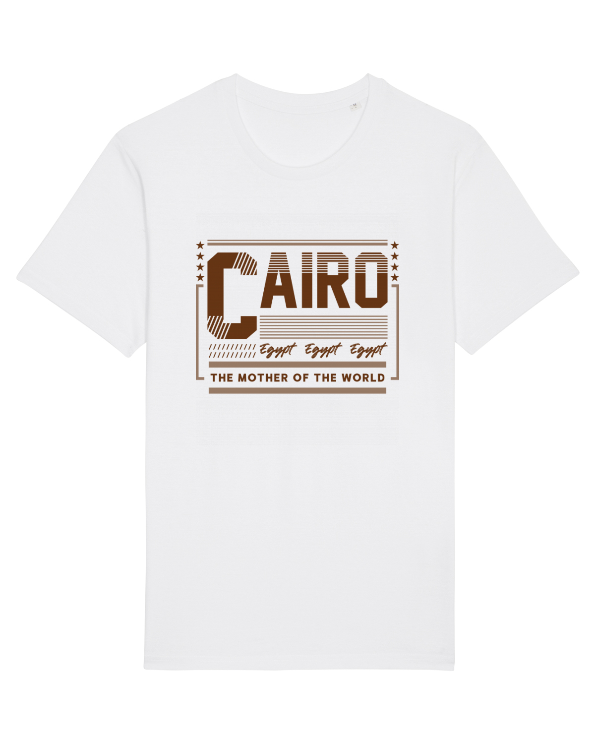 Tricou mânecă scurtă Unisex Rocker White