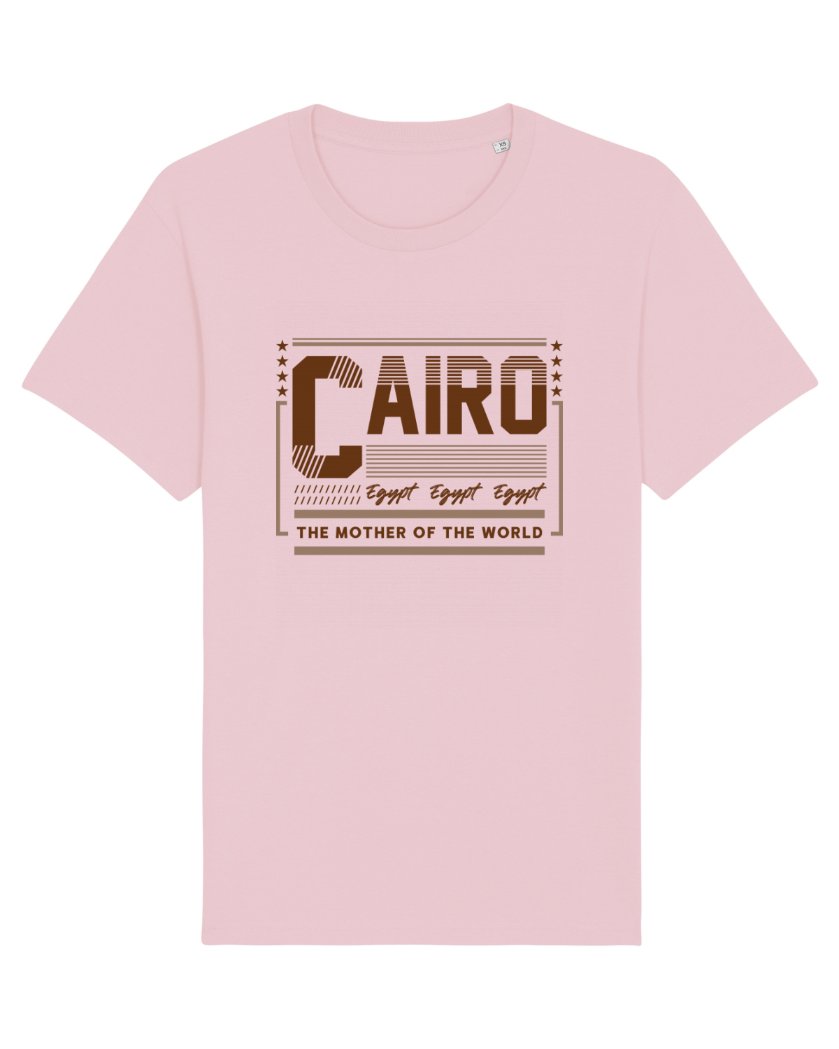 Tricou mânecă scurtă Unisex Rocker Cotton Pink