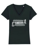 Canberra Tricou mânecă scurtă guler V Damă Evoker