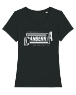 Canberra Tricou mânecă scurtă guler larg fitted Damă Expresser