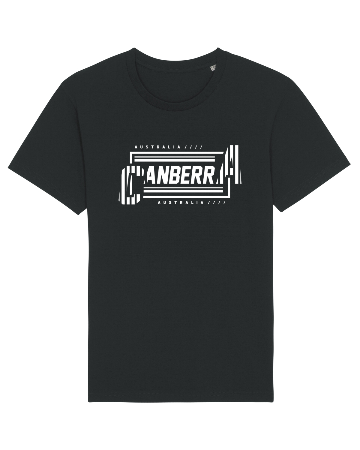 Tricou mânecă scurtă Unisex Rocker Black