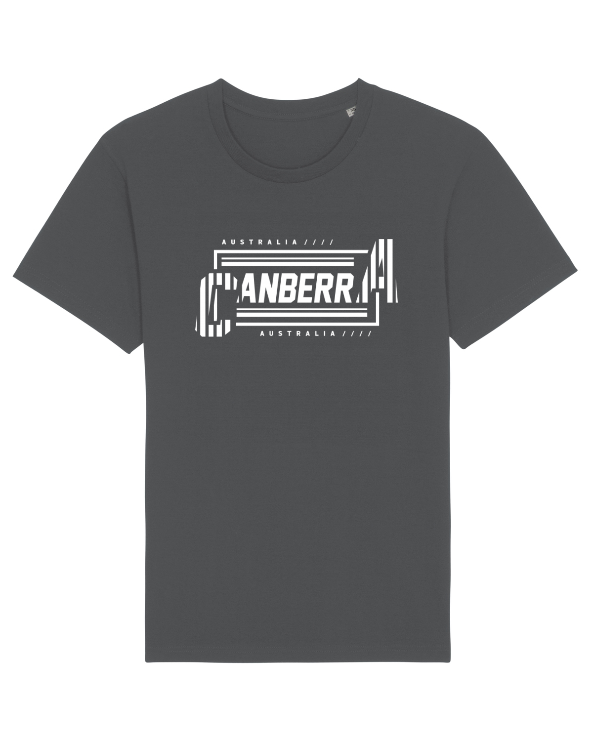 Tricou mânecă scurtă Unisex Rocker Anthracite