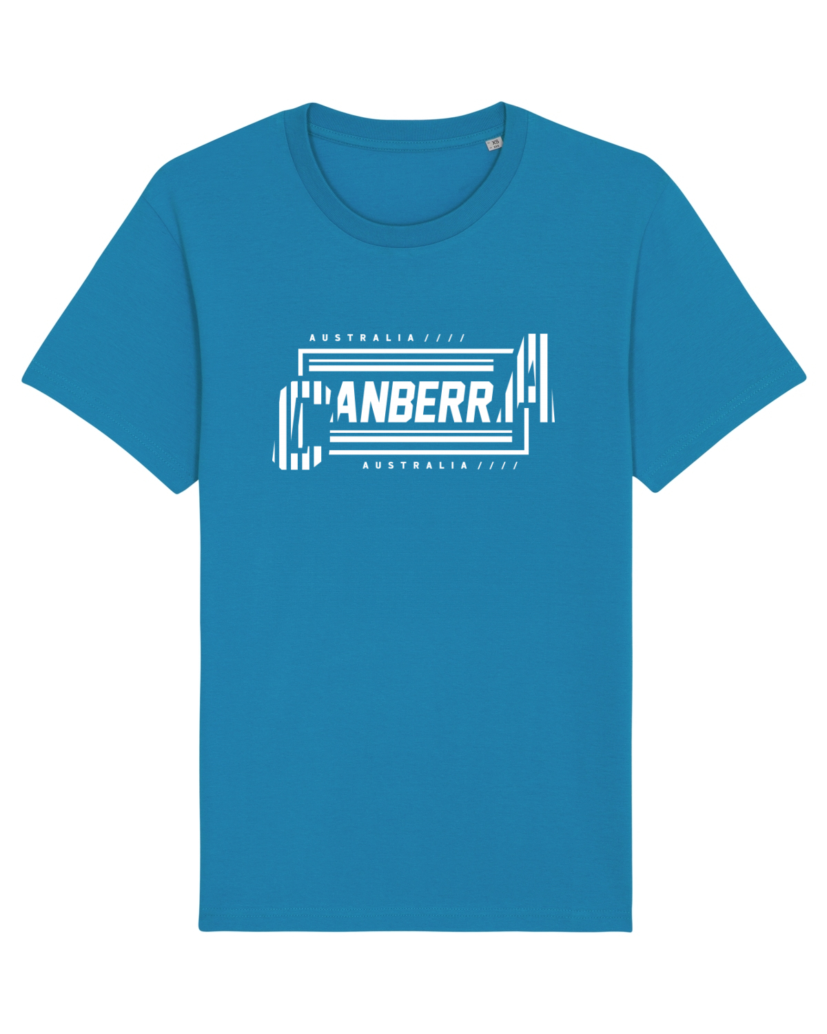 Tricou mânecă scurtă Unisex Rocker Azur