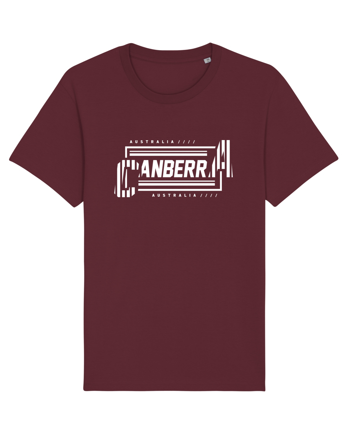 Tricou mânecă scurtă Unisex Rocker Burgundy