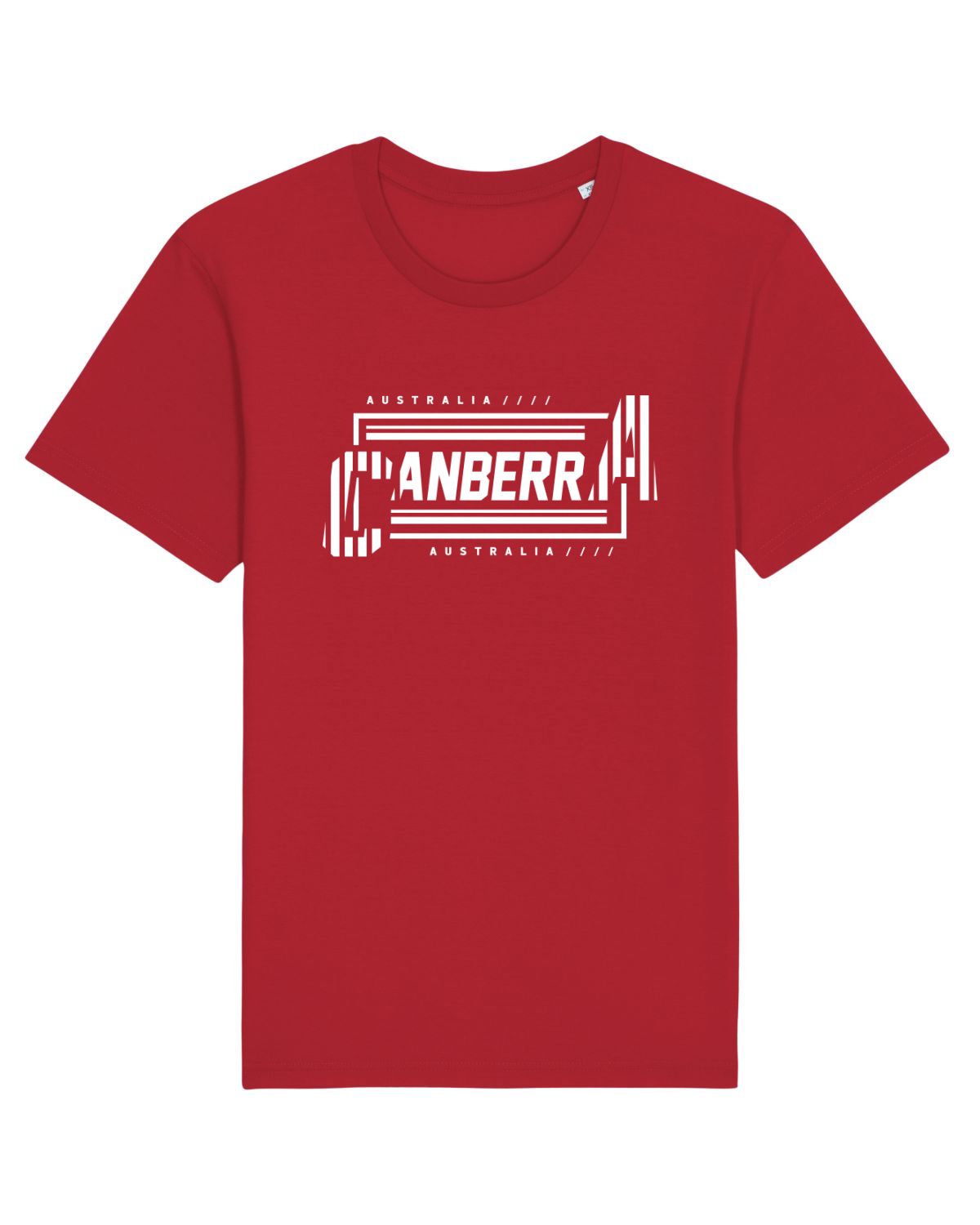 Tricou mânecă scurtă Unisex Rocker Red