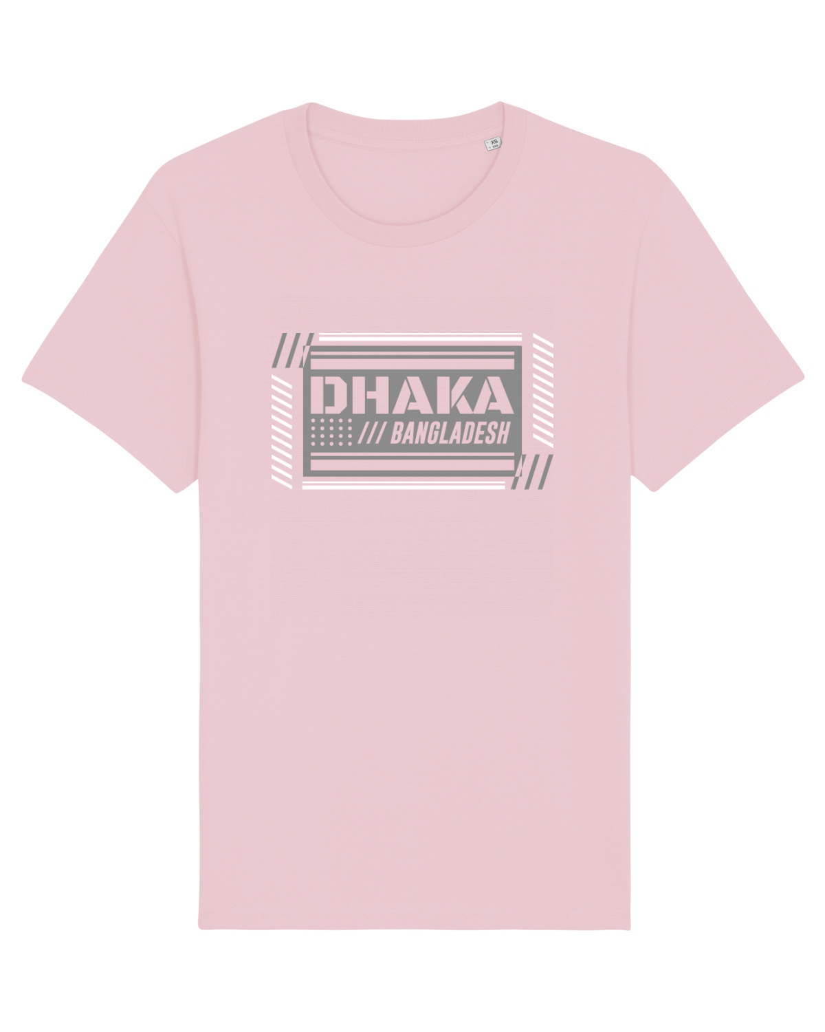 Tricou mânecă scurtă Unisex Rocker Cotton Pink