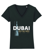 Dubai Tricou mânecă scurtă guler V Damă Evoker
