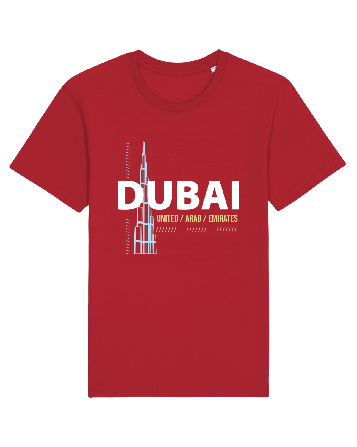 Tricou mânecă scurtă Unisex Rocker Red