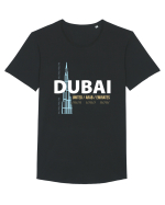 Dubai Tricou mânecă scurtă guler larg Bărbat Skater
