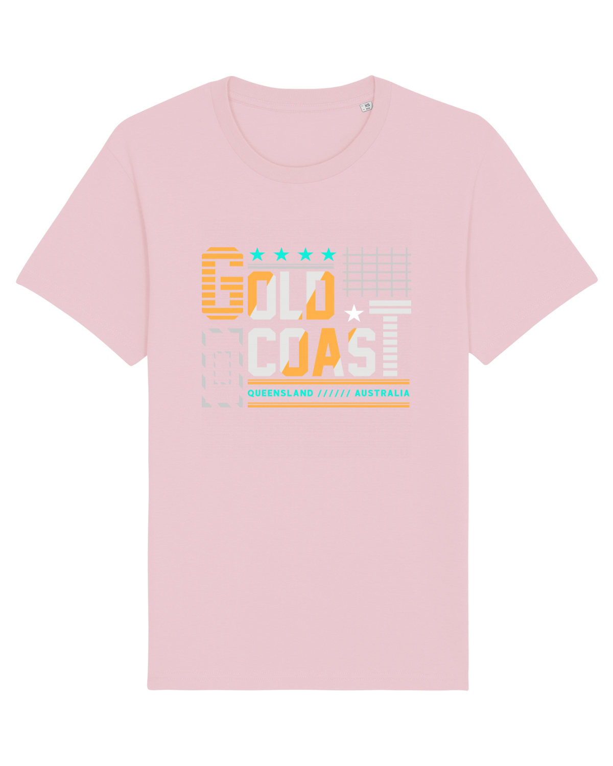 Tricou mânecă scurtă Unisex Rocker Cotton Pink