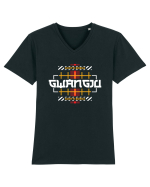 Gwangju Tricou mânecă scurtă guler V Bărbat Presenter